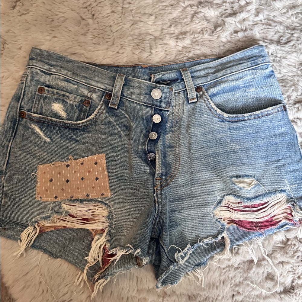 Levi’s vintage patchwork shorts